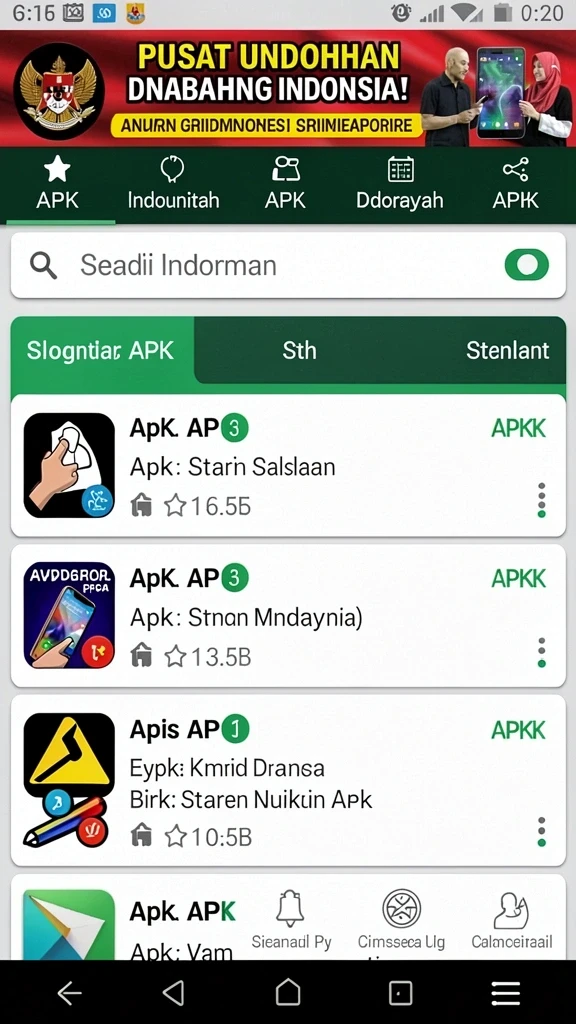 bro178 - Screenshot dari menu utama aplikasi BRO178.